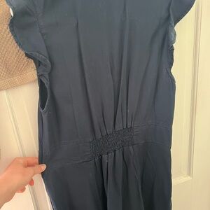 Quince Deep Blue Blouse